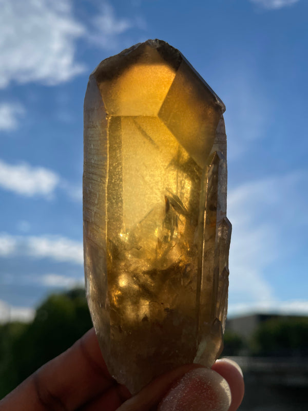 Natural Citrine, Citrine Quartz From Mansa, Zambia