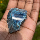 Fibrous Blue Shattuckite, Mesopotamia Copper Valley, Kunene, Namibia, African Mineral Specimen