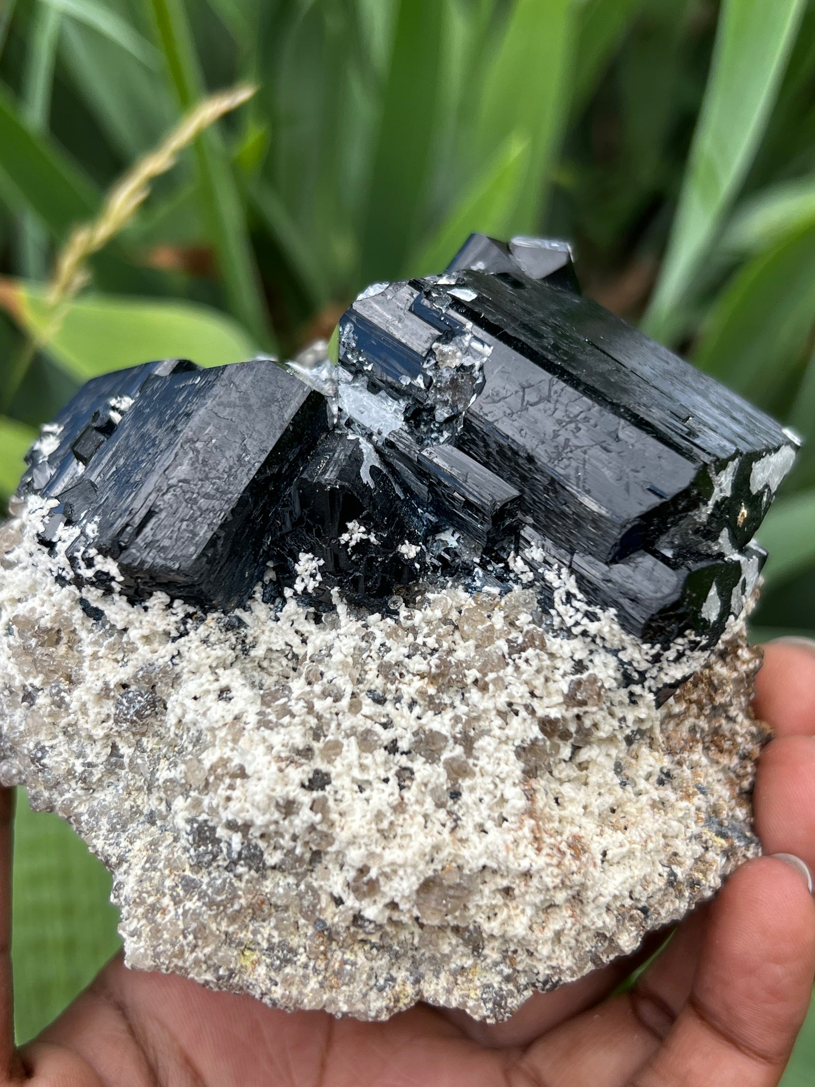 Lustrous Black Tourmaline, from Erongo Mountain, Erongo Region