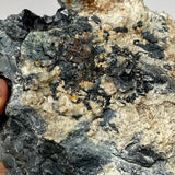 Large Lustrous Black Tourmaline with Feldspar and Muscovite Mica from Erongo Mountain, Erongo Region, Namibia