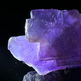 Deep Purple Fluorite, Lead Hill, Cave in Rock, Sun-District, Hardin Co., Illinois