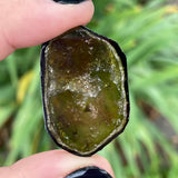 23.9 Carat Green Liddicoatite Slice, Rare Tourmaline from Antsirabe, Madagascar