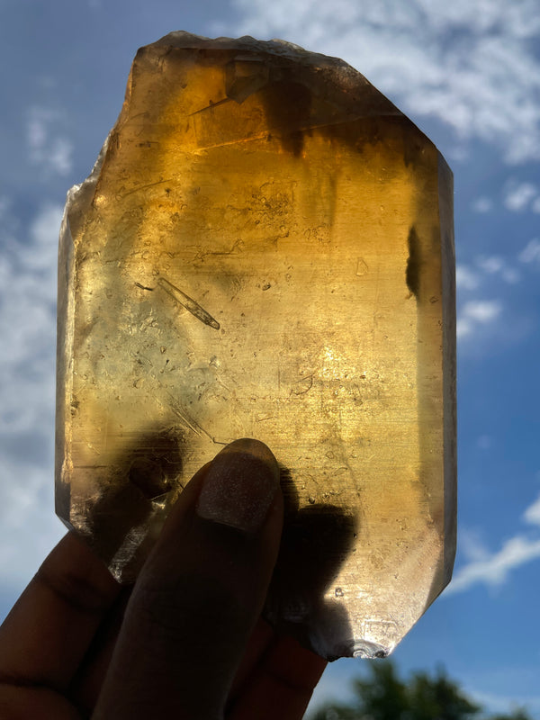 Natural Citrine, Citrine Quartz From Mansa, Zambia