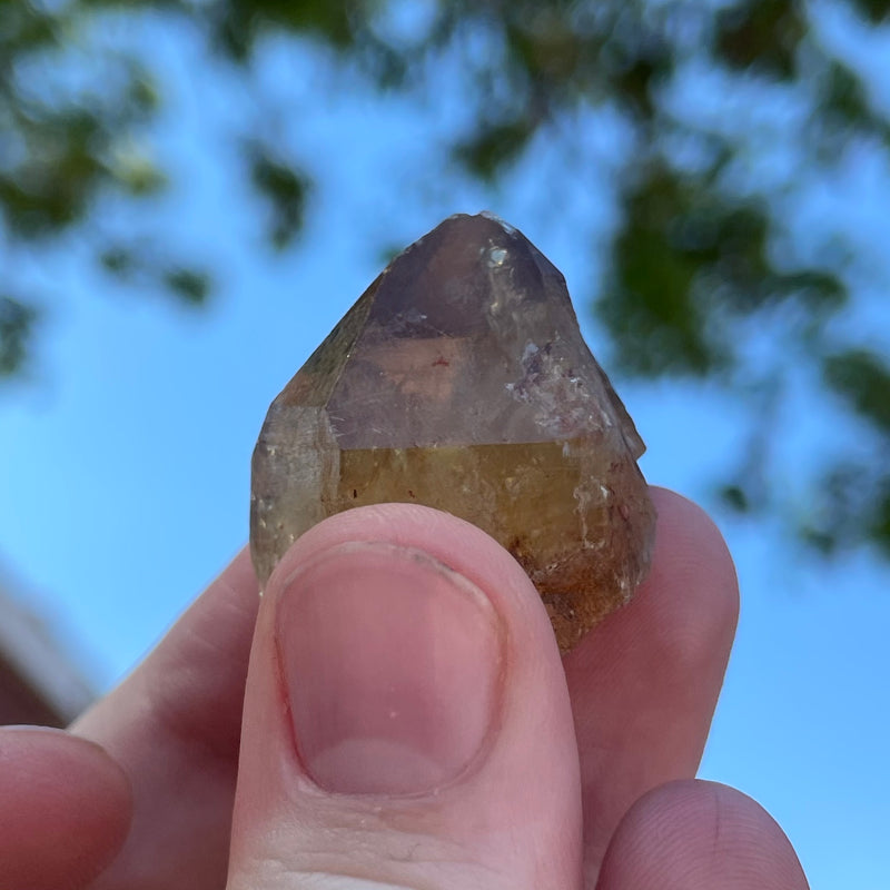 Over 1lb Lot of Kundalini Quartz Citrine, Democratic Republic of Congo, Lwena, Congo Citrine