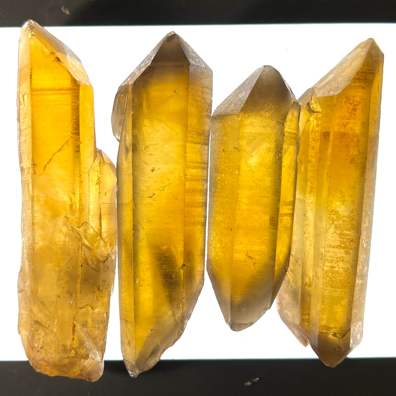 1 Large Natural Zambian Citrine wand, Citrine Quartz From Mansa, Zambia, Citrine Points