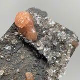 Olmiite with Apophyllite on Manganese Ore Matrix, N’Chwaning Mine lll, Kuruman, Kalahari Manganese Field, Northern Cape, South Africa