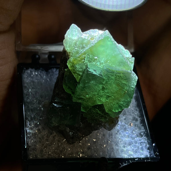 UK Fluorite Thumbnail from the Lady Annabella Mine, Eastgate, Wearale, County Durham, England