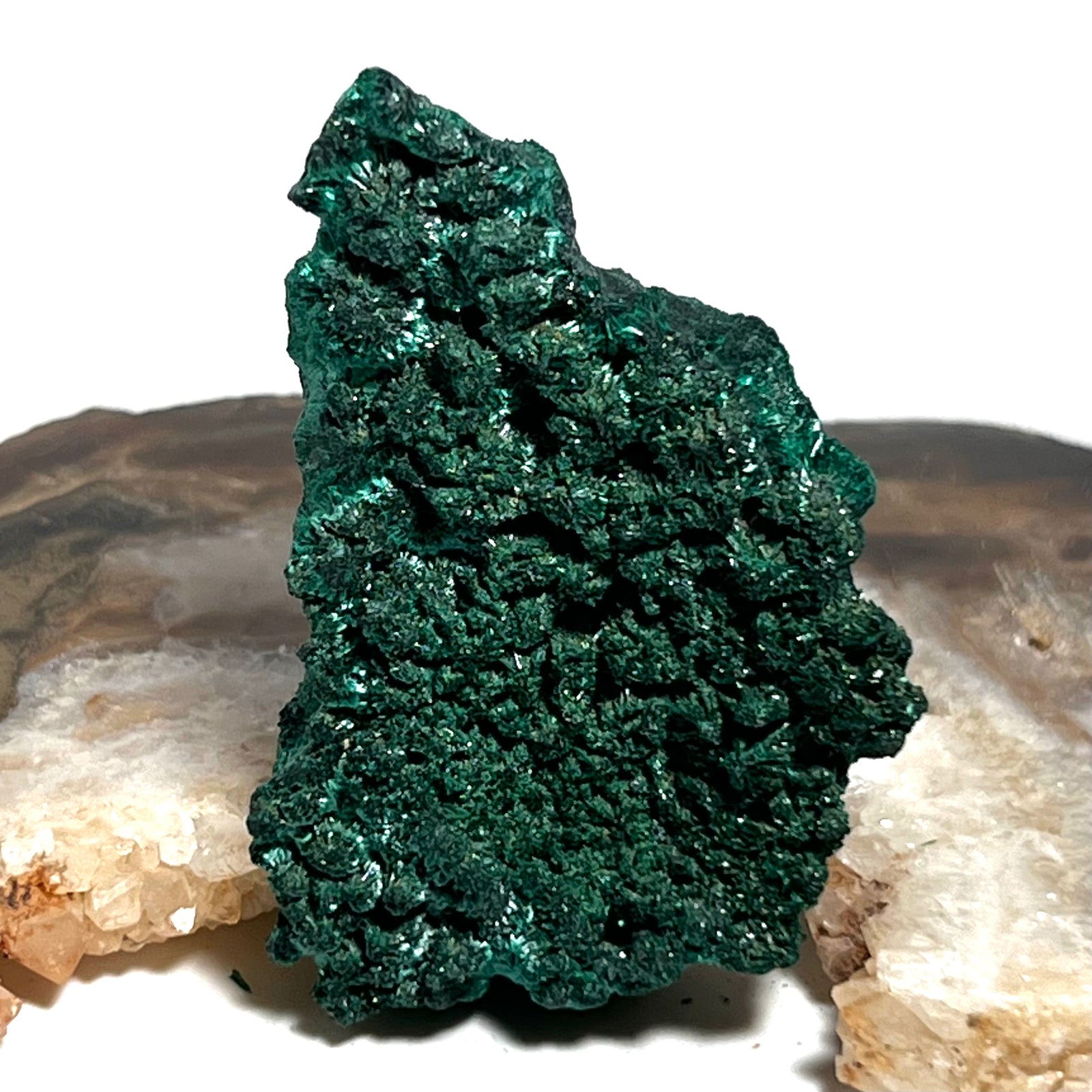 Gorgeous Green Fibrous Malachite, Miringi Mine, Katanga, DR Congo