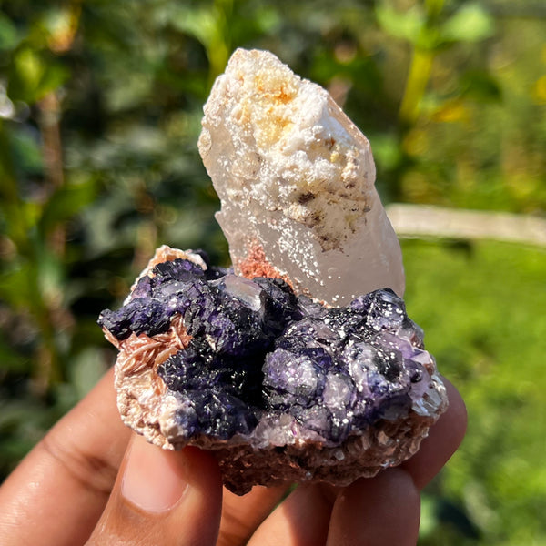 Gorgeous Self-Standing Fluorite Specimen, Erongo Mountain, Erongo Region, Namibia