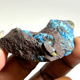 Blue Shattuckite and Khorixasite, Mesopotamia Copper Valley, Kunene, Namibia, African Mineral Specimen
