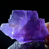 Deep Purple Fluorite, Lead Hill, Cave in Rock, Sun-District, Hardin Co., Illinois
