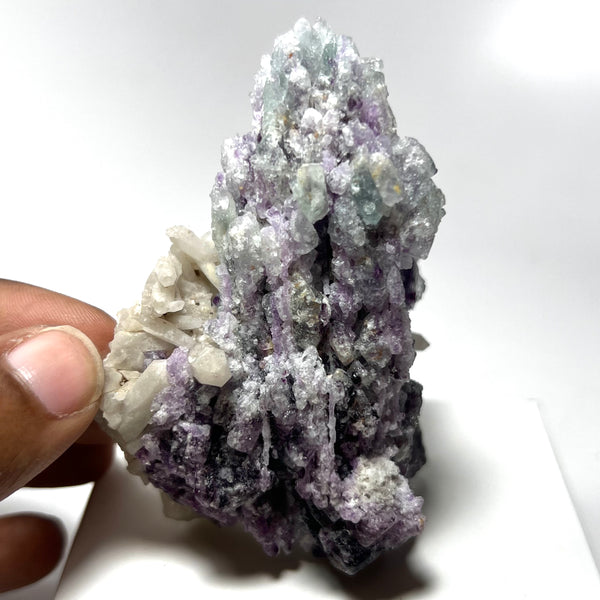 Fluorite and Milky Quartz from Brandberg Massif, Erongo Region, Namibia