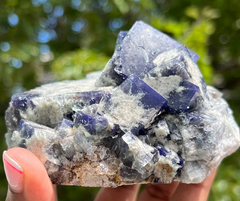 Milky Way UK Fluorite  from The Hidden Forest Pocket, Diana Maria Mine, Wearale, County Durham, England