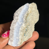 Druzy Blue Lace Agate, from Nsanje, Malawi