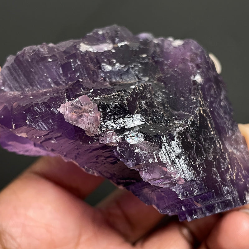 Purple Fluorite, Lead Hill, Cave in Rock, Sun-District, Hardin Co., Illinois
