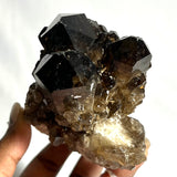 Deep Smoky Kundalini Quartz Citrine, Democratic Republic of Congo, Lwena, Congo Citrine