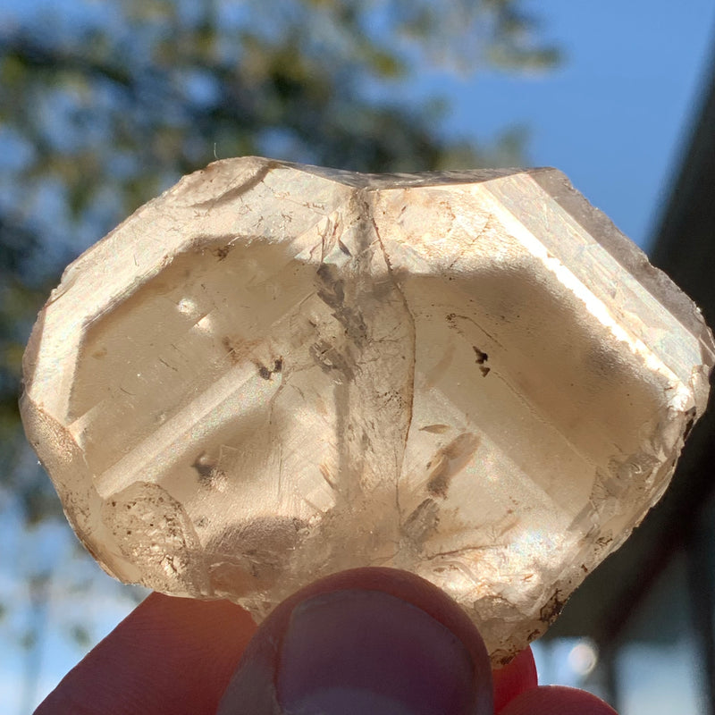 46 g  Natural  Japan Law Crystal, Twin Quartz, Luapula, Zambia