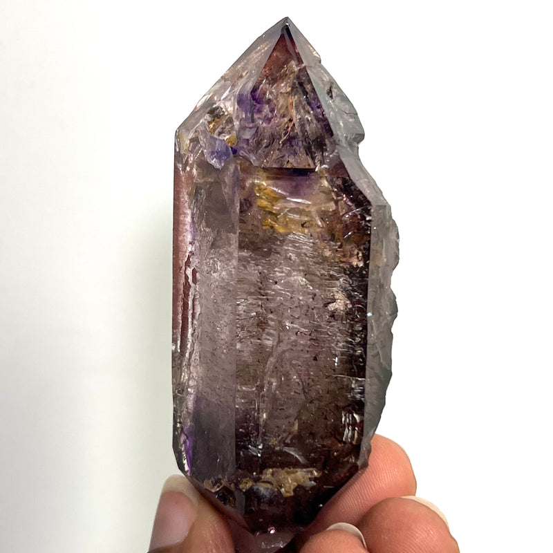 Shangaan Amethyst Smokey Quartz Crystal From Zimbabwe