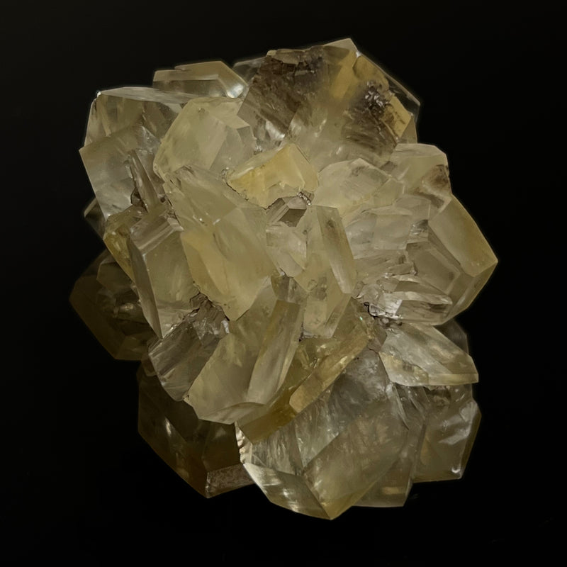 Gypsum Var. Selenite, Fluorescent and Phosphorescent. Red River Floodway, Winnipeg, Manitoba, Canada