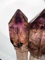 Gorgeous Twin Shangaan Amethyst Crystal with Hematite Inclusions From Zimbabwe