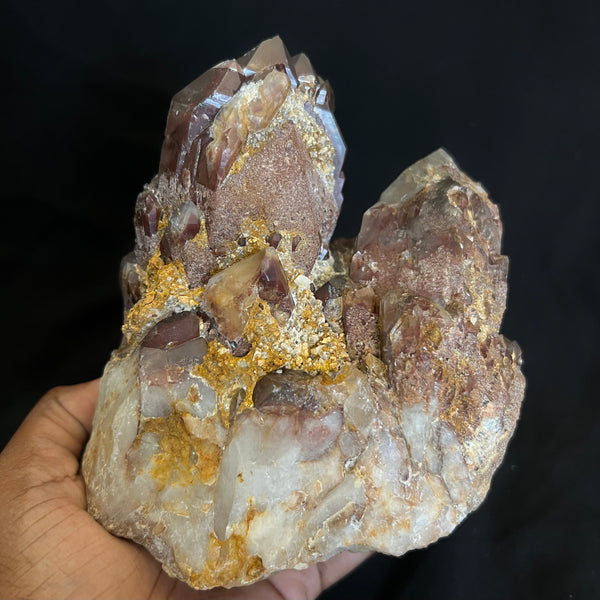 Huge Hematite Included Quartz, aka Zim Reds, Mutoko, Zimbabwe