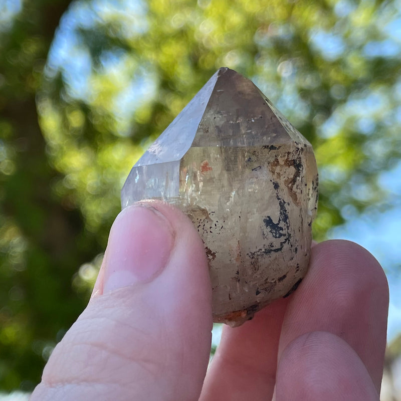 Over 1lb Lot of Kundalini Quartz Citrine, Democratic Republic of Congo, Lwena, Congo Citrine