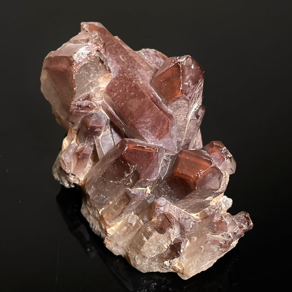 Ishuko Red Phantom Quartz, Hematite included Quartz from the Central Province of Zambia