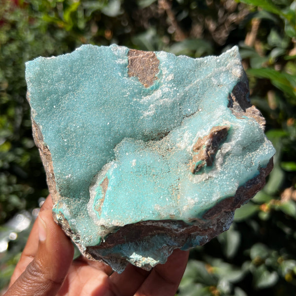 Gorgeous Druzy Chrysocolla, Kolwezi Mining District, Lualaba, Democratic Republic of Congo, Africa