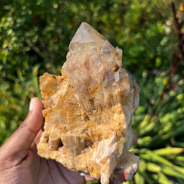 Golden Kundalini Quartz Citrine, Democratic Republic of Congo, Lwena, Congo Citrine