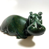 Verdite Hippo, Shona Sculpture from Zimbabwe by Shingi Chatsama