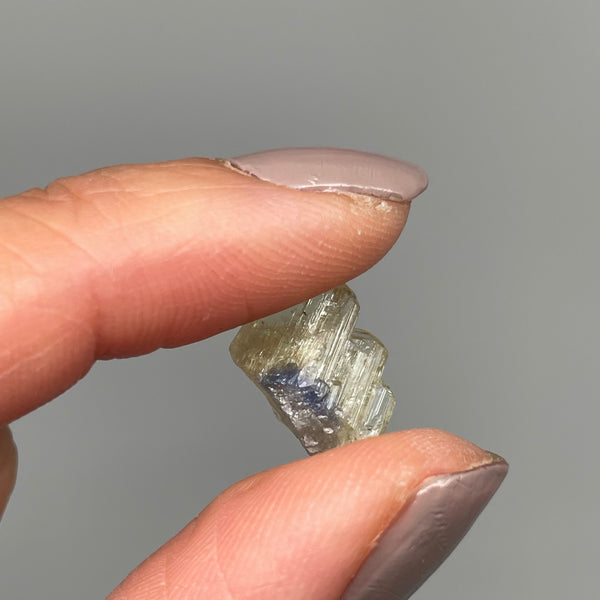Tanzanite Pleochroic Crystal, Blue/Yellow 60carats, Meralani Hills, Tanzania