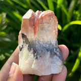 Gorgeous Self-Standing Ishuko Red Phantom Quartz, Hematite included Quartz from the Central Province of Zambia