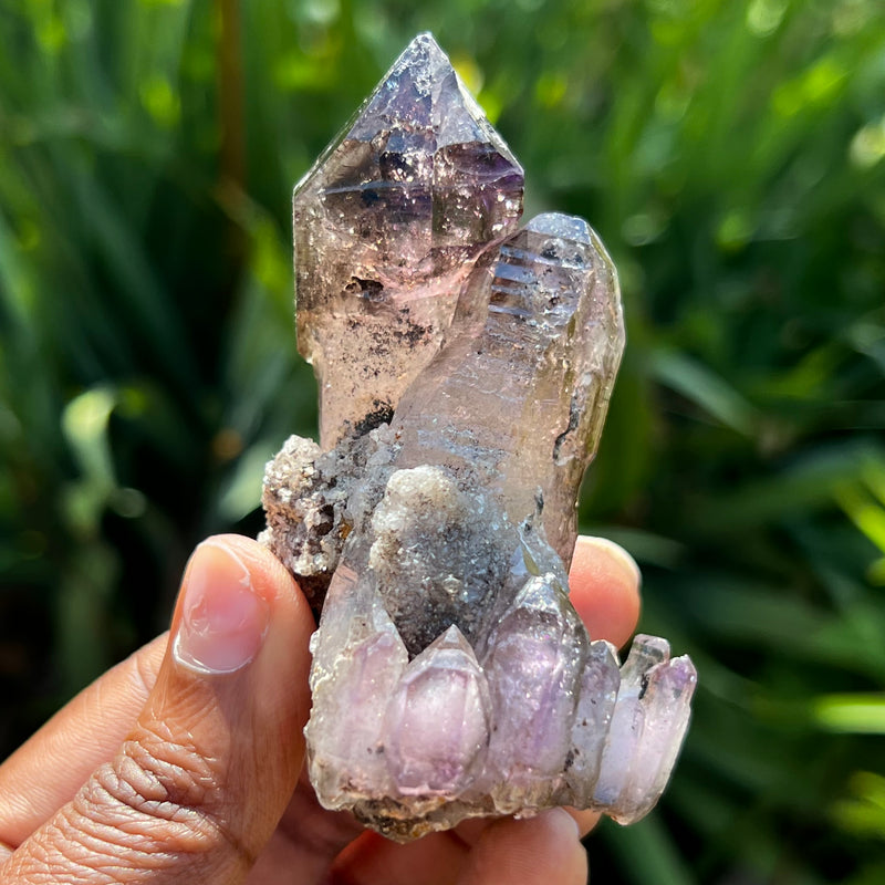 Hugging Twin Smokey Quartz, Shangaan Amethyst Crystal From The Chibuku Mine, Gezani Communal Land, Zimbabwe
