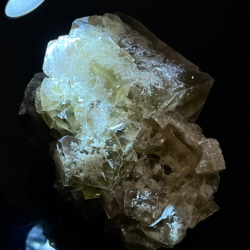 Fluorite, Very Fluorescent, Diamantina Mine, England