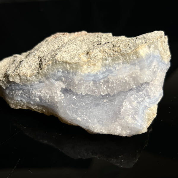 Druzy Blue Lace Agate, from Nsanje, Malawi