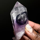 Juicy Enhydro Brandberg Quartz Crystal, Goboboseb, Brandberg District, Erongo Region