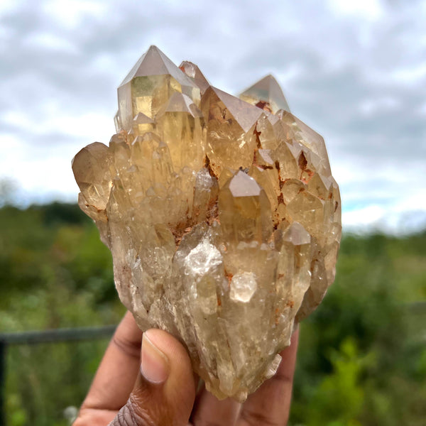 Gorgeous Golden Kundalini Quartz Citrine, Democratic Republic of Congo, Lwena, Congo Citrine