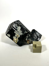Lustrous Black Tourmaline Crystal, from Erongo Mountain, Erongo Region, Namibia