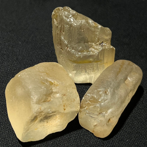 3-pack Gorgeous Alluvial Topaz, Klein Spitzkoppe, Erongo Region Namibia,