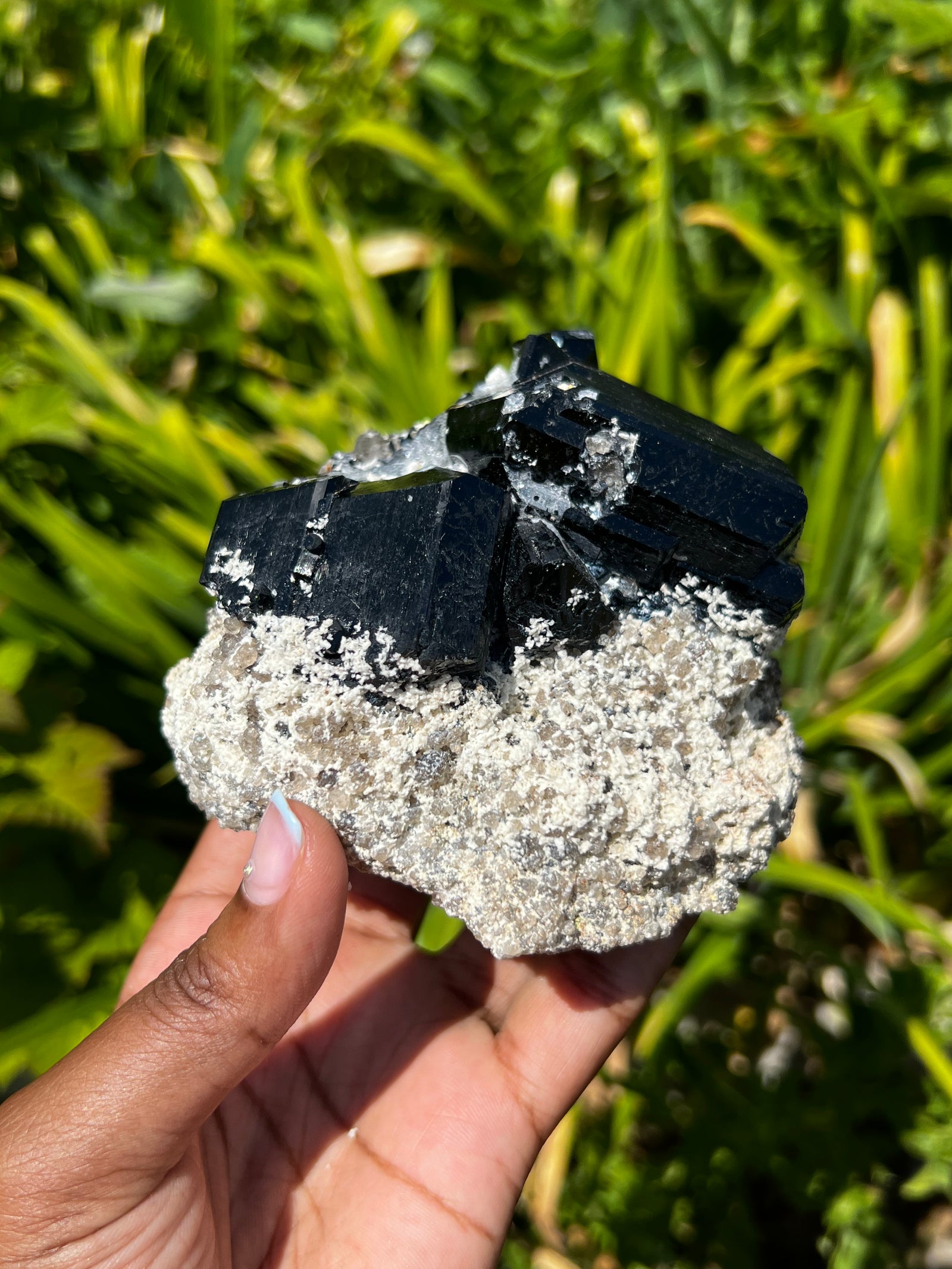 Lustrous Black Tourmaline, from Erongo Mountain, Erongo Region
