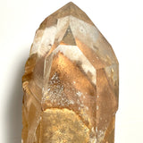 Large Phantom Discovery Quartz with Kaolinite Inclusions from Chongwe, Zambia