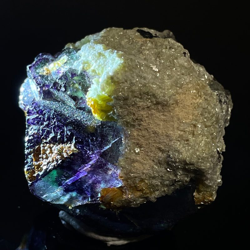 Gorgeous Erongo Fluorite with Feldspar, Erongo Mountain, Erongo Region, Namibia