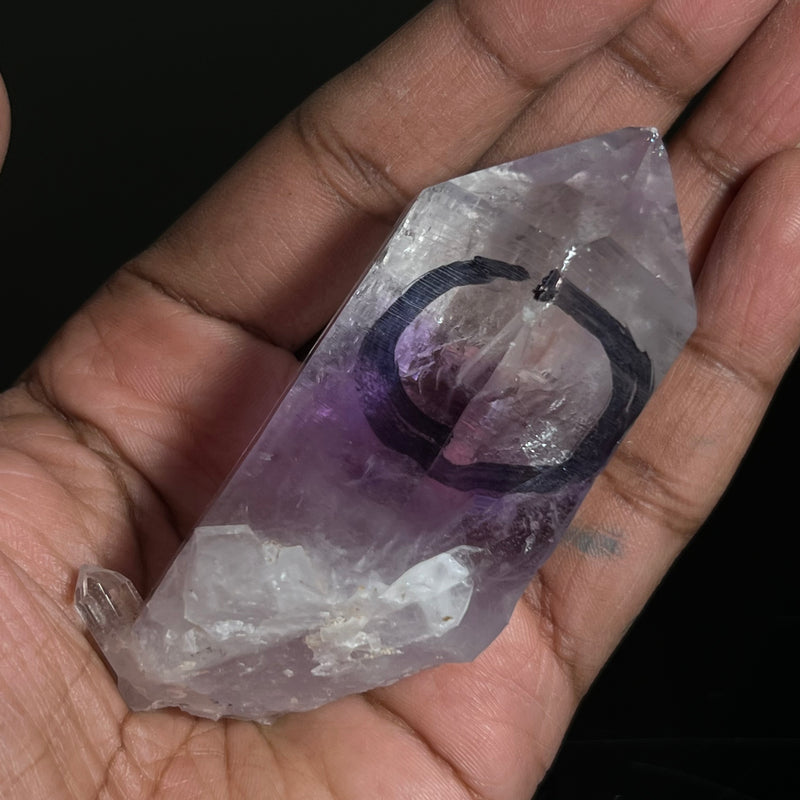 Juicy Enhydro Brandberg Quartz Crystal, Goboboseb, Brandberg District, Erongo Region