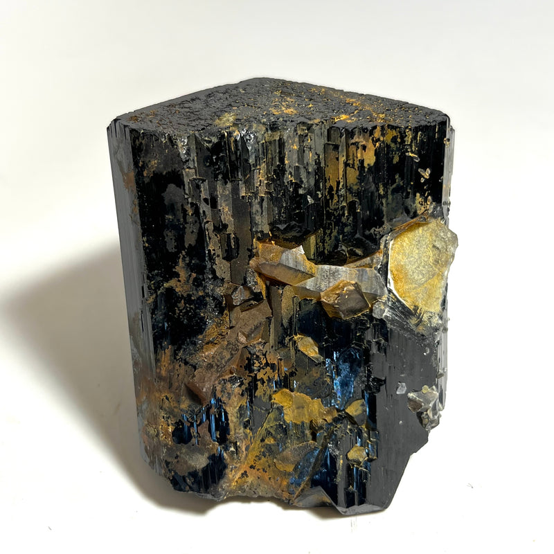 830 g Lustrous Black Tourmaline Crystal, from Erongo Mountain, Erongo Region, Namibia