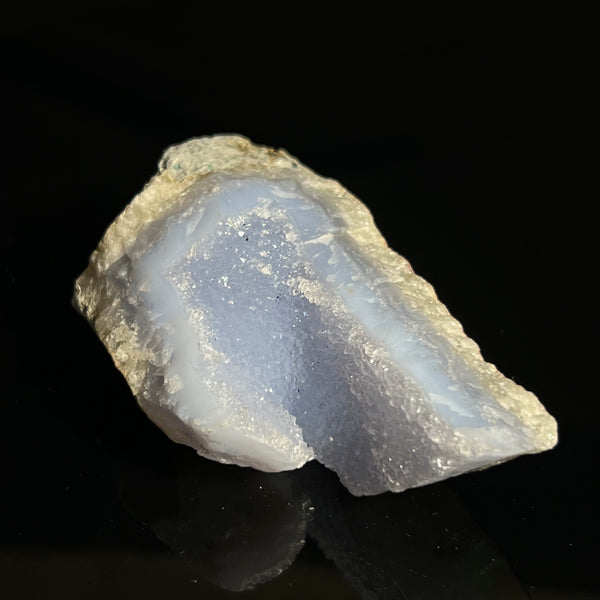 Druzy Blue Lace Agate, from Nsanje, Malawi