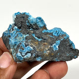 Blue Shattuckite, Mesopotamia Copper Valley, Kunene, Namibia, African Mineral Specimen