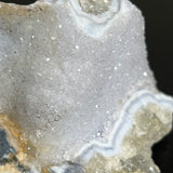 Druzy Blue Lace Agate, from Nsanje, Malawi
