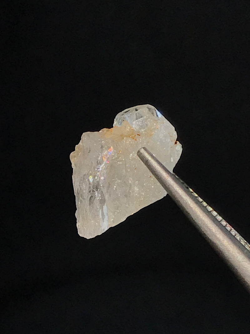 Raw Phenakite Crystal, 8.1 Carats, Okuta-Didan (Shining Stone) Mine, Jos Plateau, Nigeria
